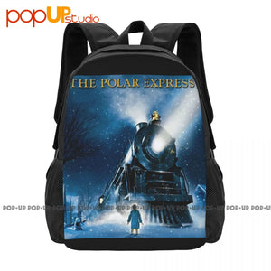Polar Express Movie Train Backpack Large Capacity Portable Style