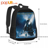Polar Express Movie Train Backpack Large Capacity Portable Style