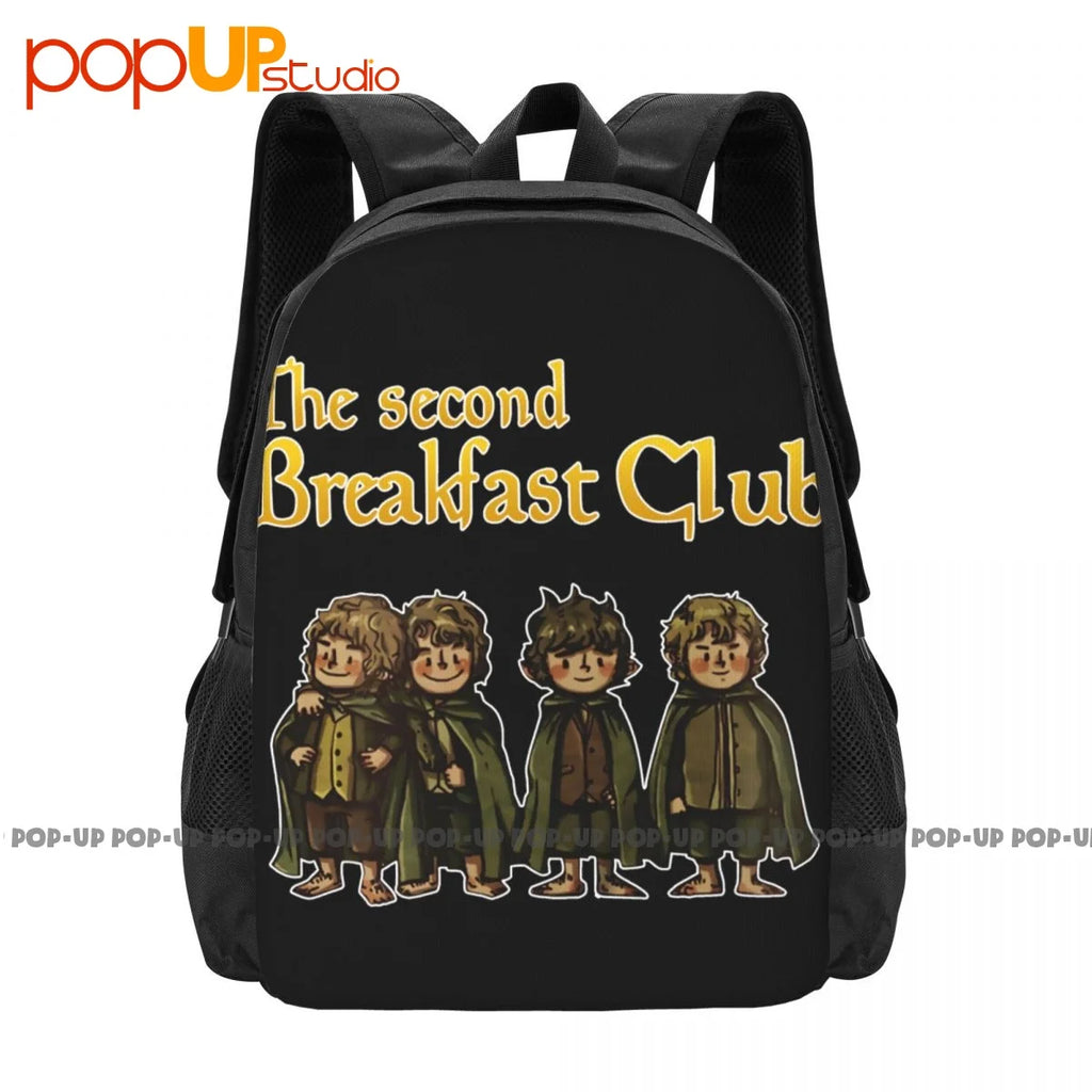 Second Breakfast Club Adventure Hobbits Backpack Large Capacity