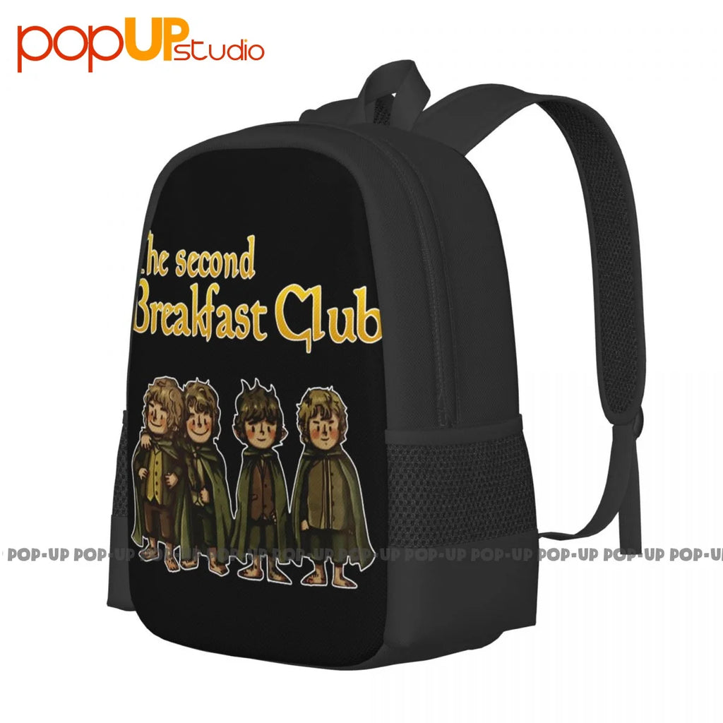 Second Breakfast Club Adventure Hobbits Backpack Large Capacity