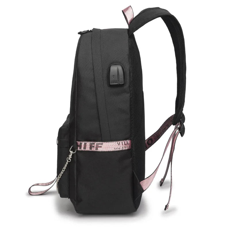 Nanatsu No Taizai Print Backpack Student Pocket Bag School Bags