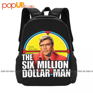 Six Million Dollar 70's TV Bionic American Backpack