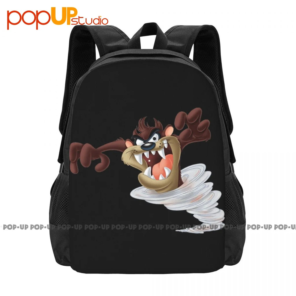 Taz Cartoon Movie Animal Backpack Large Capacity School Sport Bag