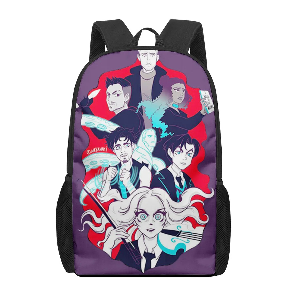 Umbrella Academy Kids Backpack 16inch School Bag Mochilas