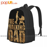 The Walking Dad Parody Papa Kinderwagen Vatertag Backpack