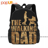 The Walking Dad Parody Papa Kinderwagen Vatertag Backpack
