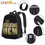 The Walking Mom Mother & Daughter Family Backpack Gym Tote Bag
