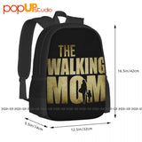 The Walking Mom Mother & Daughter Family Backpack Gym Tote Bag