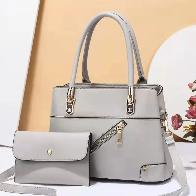 Large Capacity Textured Diagonal Female Bag