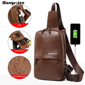 Men's Chest Pack Sports Bag Shoulder Bag Messenger Bag Large Capacity Backpack