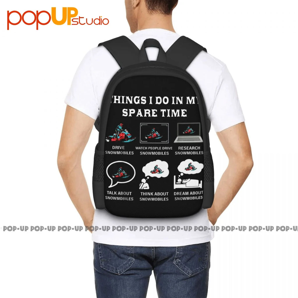 Snowmobiling Backpack Large Capacity Softback Gymnast Bag