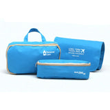 3-Piece Hanging Cosmetic Bag Travel Makeup Organizer