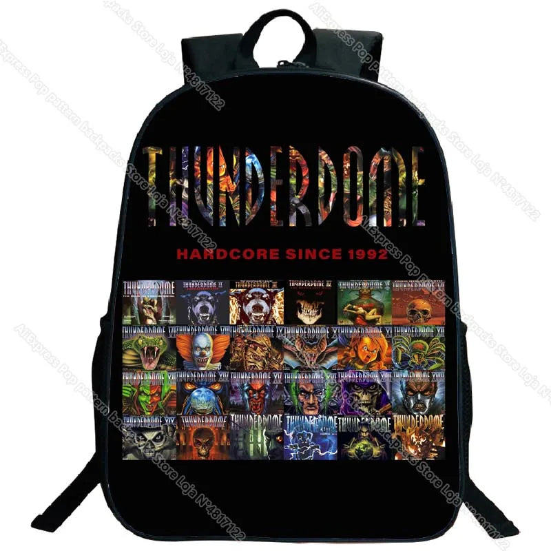 Thunderdome Kids Anime Backpack 16 Inch Boys Girls Teens Knapsack