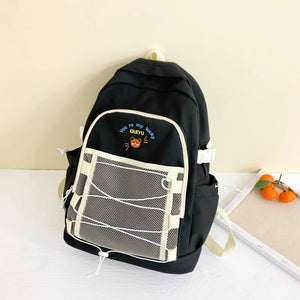 Tide Women's Harajuku Backpack Purse Waterproof School Bag