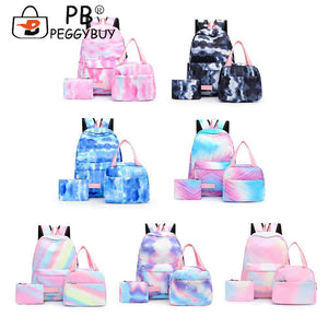 Tie Dye Ink Backpack & Lunch Tote Set