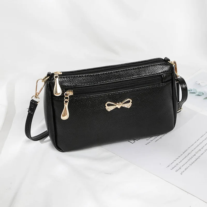 Tilorraine Women Crossbody Bag Large Capacity Shoulder Casual Middle-Aged Ladies