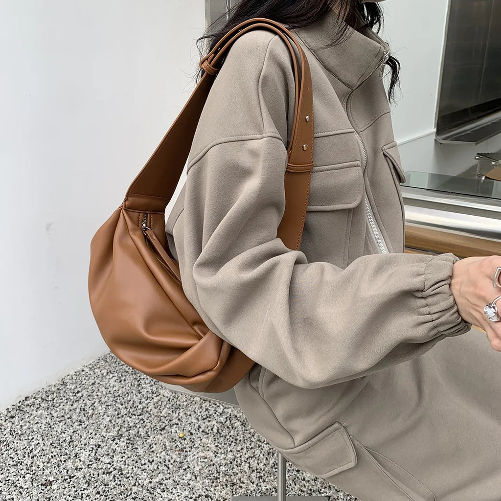 Tilorraine Crossbody Bag Women Retro Shoulder Bag PU Leather