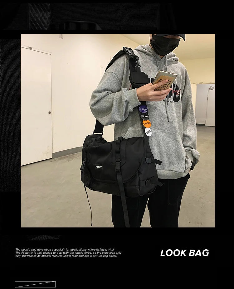 Japanese Street Locomotive Messenger Bag Unisex