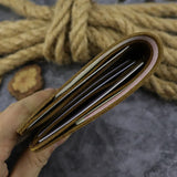 Top Leather Men's Wallet Retro Wallet for Men Durable Real Leather