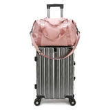 Oxford Pink Travel Handbag Carry on Luggage Shoulder Bags Duffle Bag