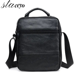 Leather Male Casual Shoulder Messenger Bag Cross-body Bag Tote Mochila