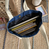 Canvas Totes Shoulder Bag for Women Large Capacity Casual Shopping Handbag