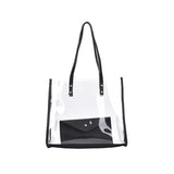 Female PVC Handbags Large Capacity Casual Shopper Bag