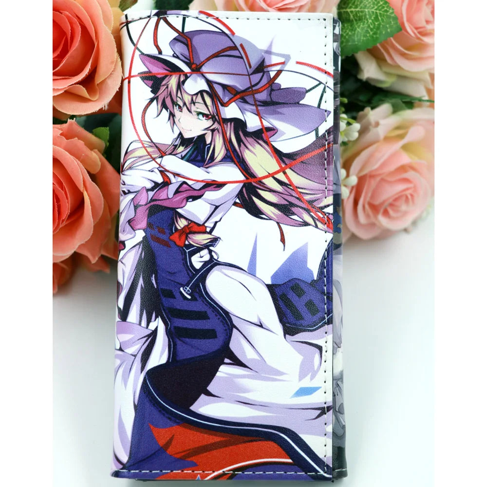 TouHou Project Anime Leather Wallet Clutch Purse