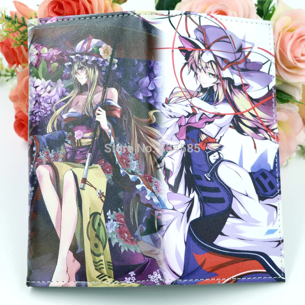 TouHou Project Anime Leather Wallet Clutch Purse