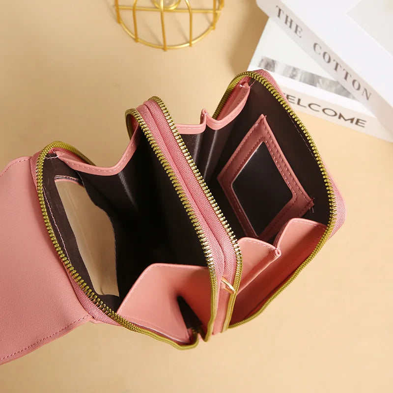 Touch Screen RFID Anti Theft Shoulder Phone Bag