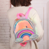 Colorful Girls School Bag Laser Backpack Children Shoulder Bags
