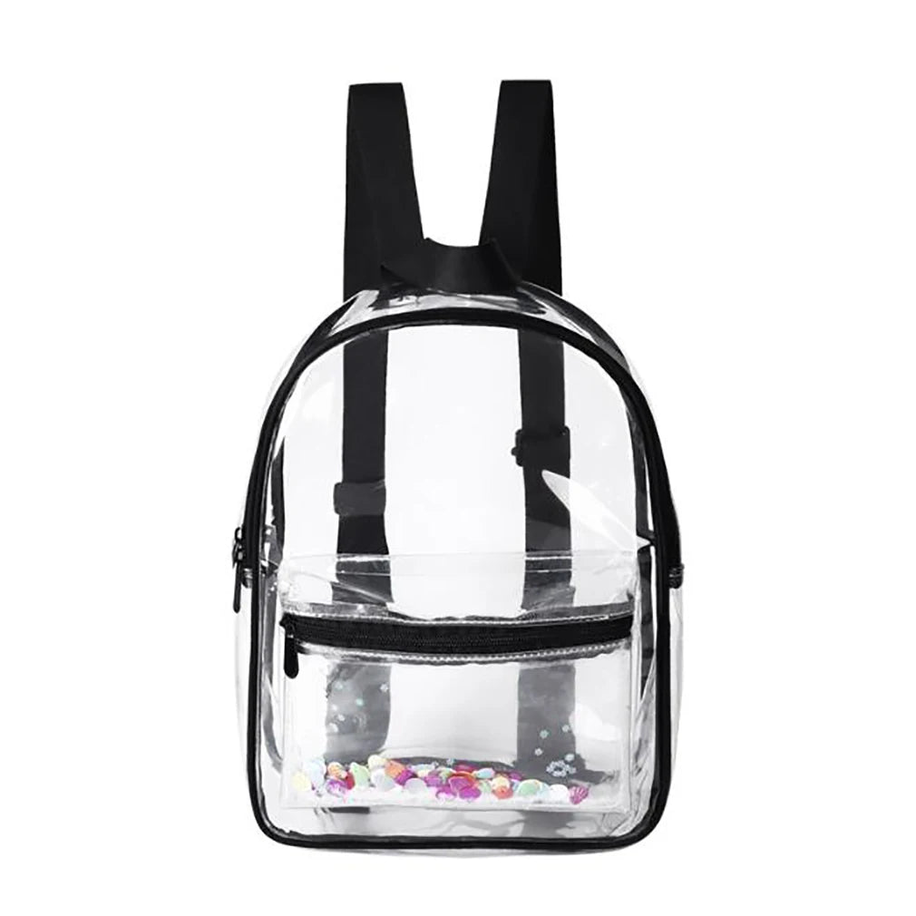 Transparent PVC Bag Organizer Sack Waterproof Backpack