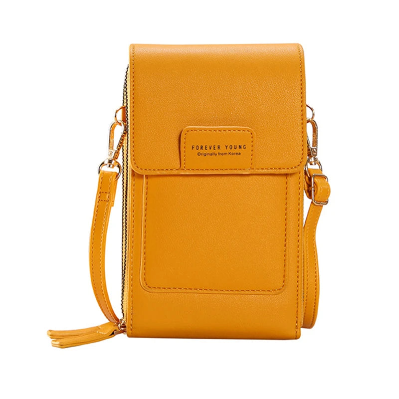 Vintage Style Phone Bag Women Chain Messenger Small Flap Bag