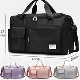 Large Capacity Waterproof Sports Gym Bag Women