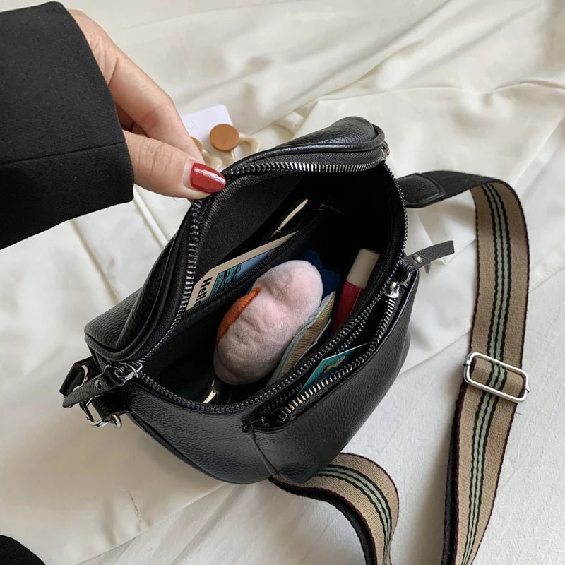Travel Crossbody Bag Pu Leather Soft Handbags Messenger Bags For Ladies