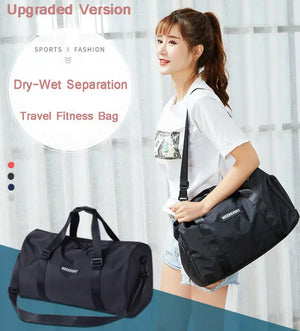 Large Foldable Sports Gym Duffle Bag Waterproof
