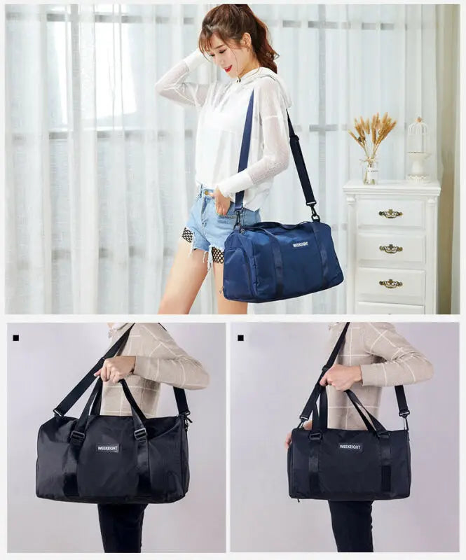 Large Foldable Sports Gym Duffle Bag Waterproof