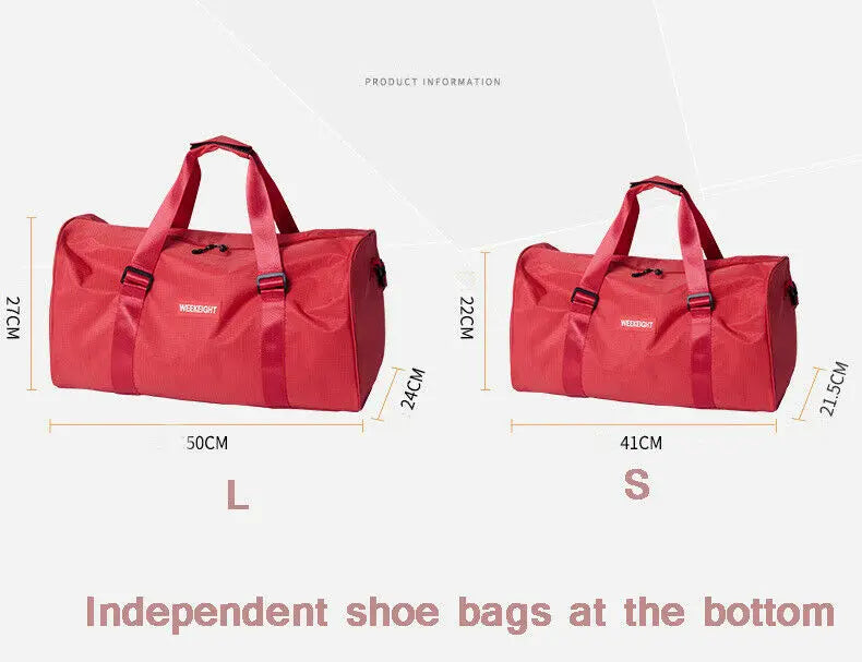 Large Foldable Sports Gym Duffle Bag Waterproof