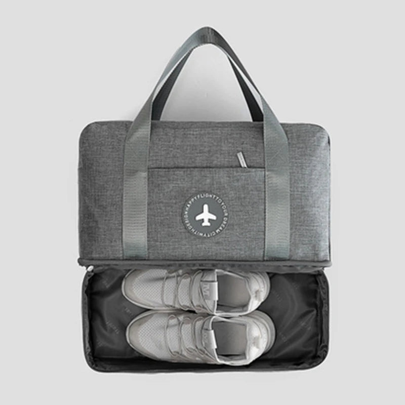 Large Capacity Travel Organizer Bag Wet Dry Separation Storage