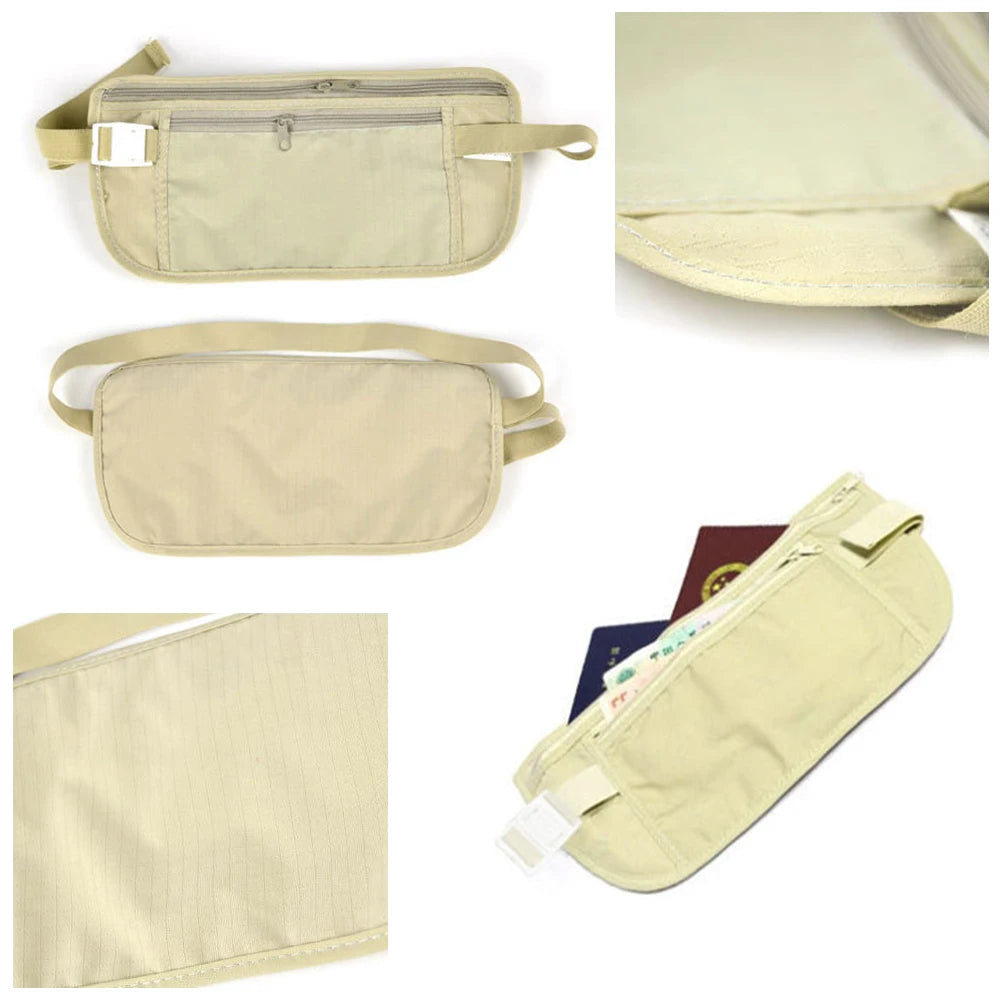 Hidden Security Wallet Money Waist Bag Travel Waist Pack