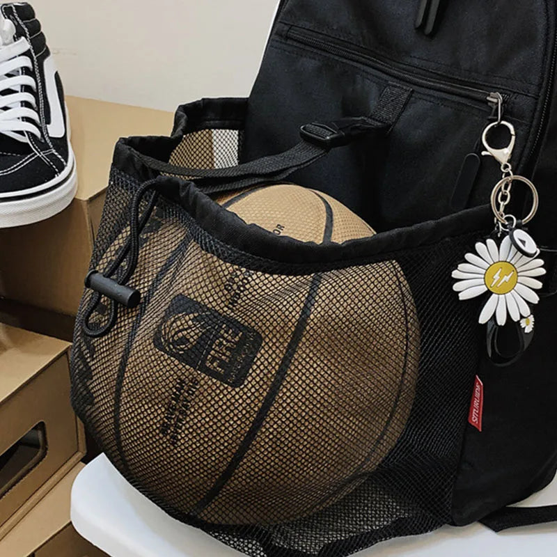 Waterproof College Backpack Girl Boy Schoolbag Teenager Student Basketball Bag