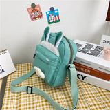 Cartoon Rabbit Messenger Bag Small Nylon Student Shoulder Bag