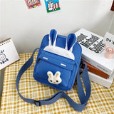 Cartoon Rabbit Messenger Bag Small Nylon Student Shoulder Bag