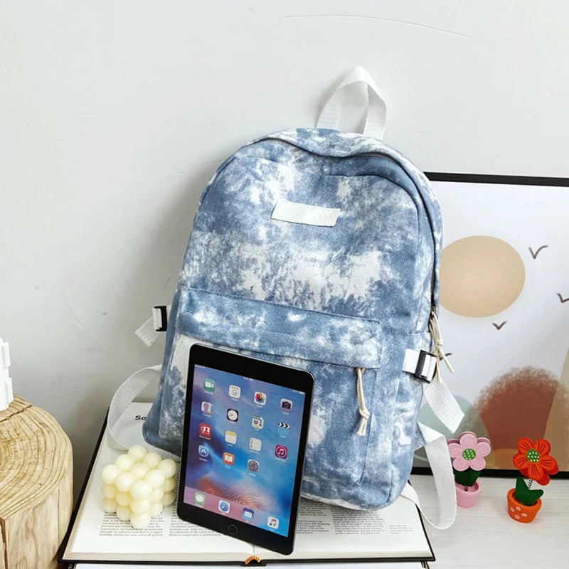 Nylon Backpack Women's Shoulder Bag School Bag