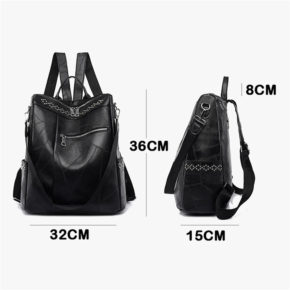Women Backpack Purses Big Capacity School Book Bag Travel Rucksack