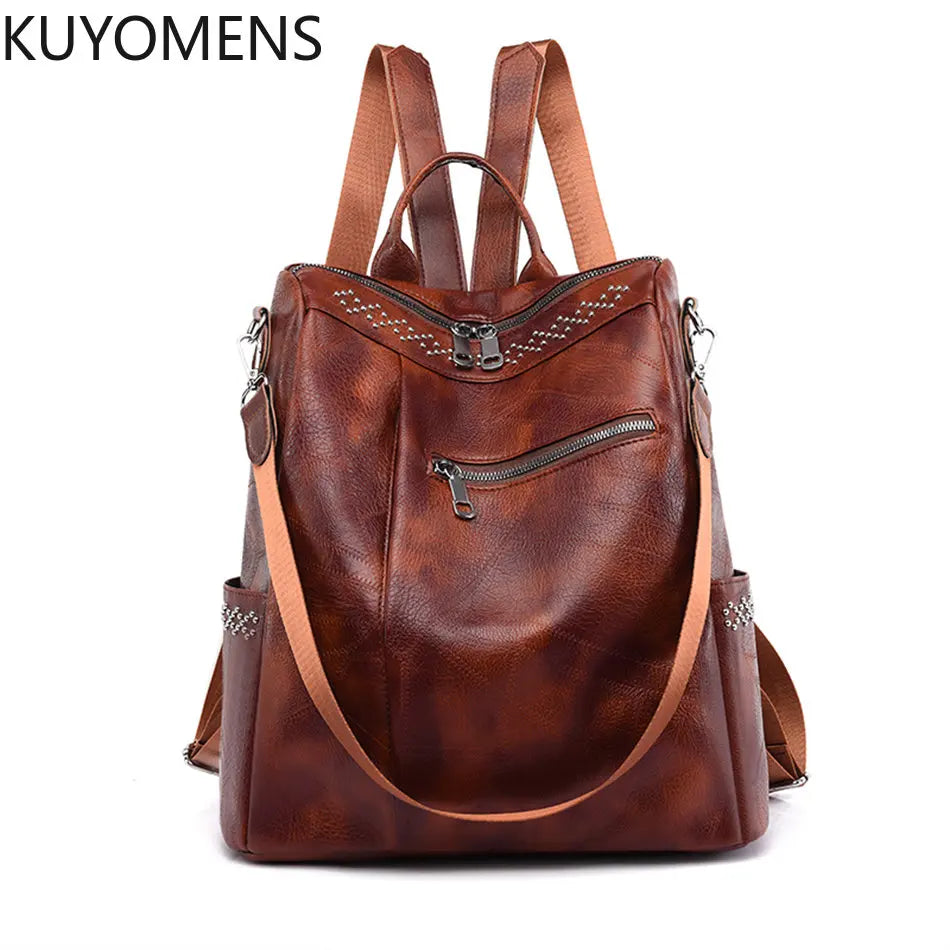 Women Backpack Purses Big Capacity School Book Bag Travel Rucksack