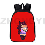 Cat Aphmau Backpacks Travel School Bag for Teenagers 3D Anime Laptop Women