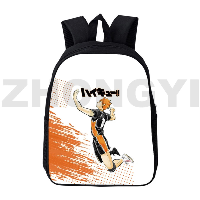 16" Haikyuu Backpack Travel Nekoma Karasuno Bag