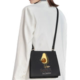 Avocado Pattern Series Women's Shoulder Bag Diagonal High-quality Handbag