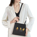 Avocado Pattern Series Women's Shoulder Bag Diagonal High-quality Handbag
